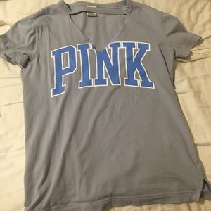 PINK cutout t-shirt